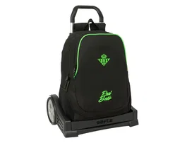 Safta Mochila SA664 con carro Evolution Real Betis Balompié, 440x320x160 mm