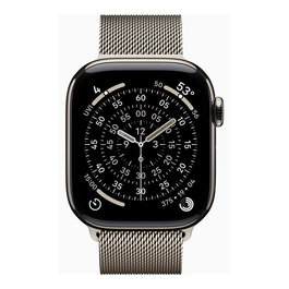 Apple Watch Series 11 GPS + Cellular Titanio Natural Caja 42mm con Pulsera Milanese Loop
