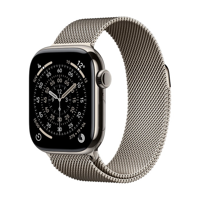 Apple Watch Series 11 GPS + Cellular 42 mm Titanio Natural con Pulsera Milanese Loop