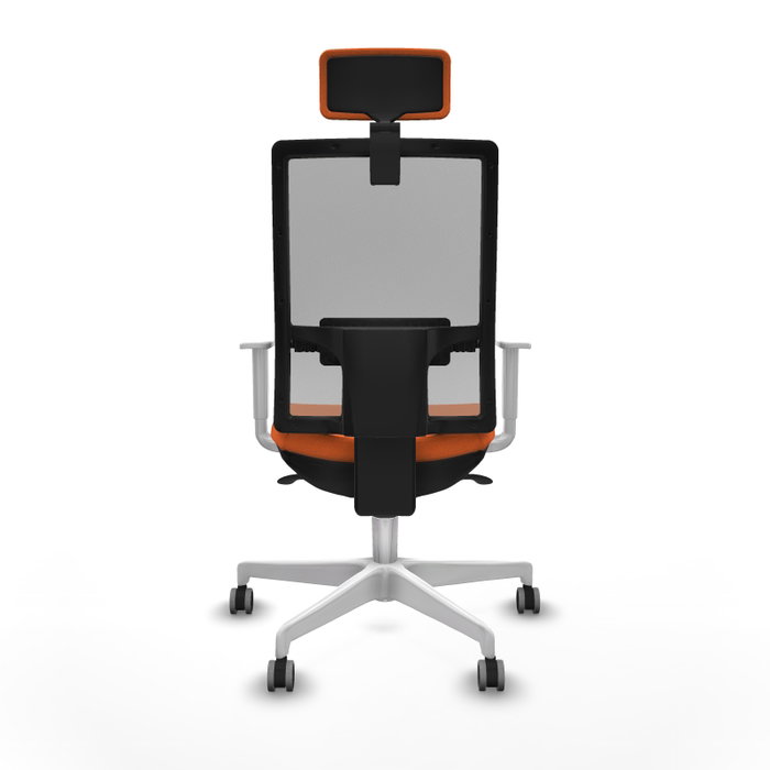 PIQUERAS Y CRESPO Silla de oficina Horna Naranja y Gris PIQUERAS Y CRESPO Silla de oficina Horna Naranja y Gris