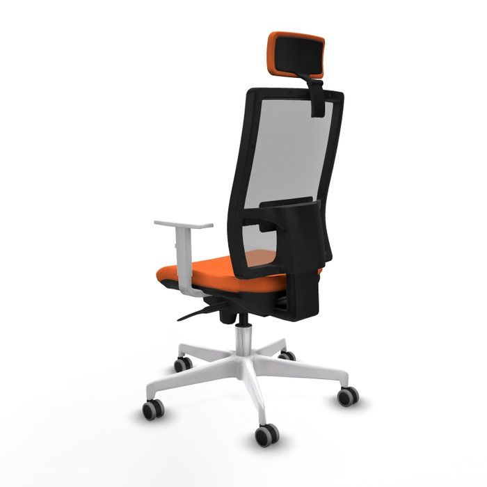 PIQUERAS Y CRESPO Silla de oficina Horna Naranja y Gris PIQUERAS Y CRESPO Silla de oficina Horna Naranja y Gris