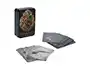 Wondee Barajas de Cartas Harry Potter Poker de Hogwarts con 54 Cartas Inspiradas en las 4 Casas Gryffindor, Hufflepuff, Ravenclaw, Slytherin en Lata Metálica