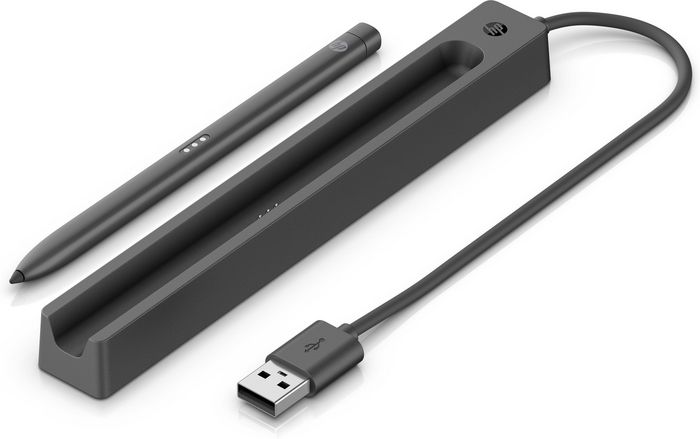 HP Cargador Recargable Slim Pen con Cable USB para Carga Fácil y Rápida