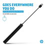 HP Cargador Recargable Slim Pen con Cable USB para Carga Fácil y Rápida