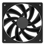 NZXT RF-Q12SF-B2 Ventilador 12 cm Negro para Caja de Ordenador