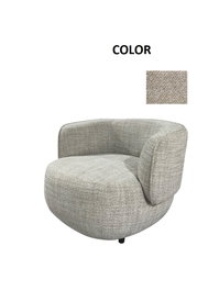 DKD Home Decor Sillón de Poliéster y Madera 93x92x69