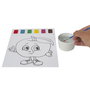 Jeux 2 momes Juego De 10 Hojas Con Pintura Al Agua Y Pinceles Para Niños Mayores De 3 Años