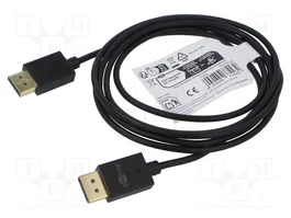GOOBAY Cable DisplayPort 2.1 de 2m, Negro