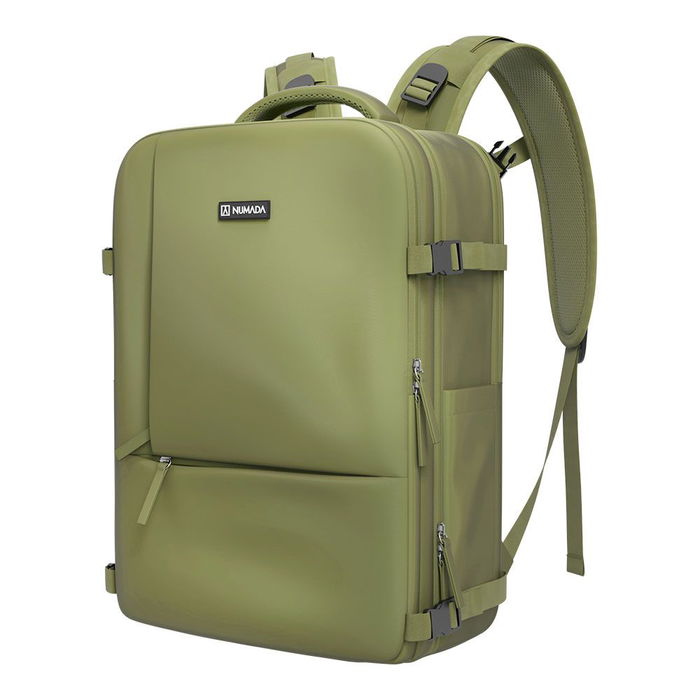Numada Mochila B40 Explorer Backpack 20L Verde Militar 40x25x20cm Impermeable para Cabina de Avión con Puerto USB