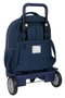 Safta Mochila Grande Evolution Extraíble El Ganso Classic Azul con Ruedas