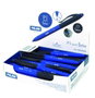Milan Bolígrafo P1 Touch Stylus con Tinta Azul y Puntero, Caja de 25 unidades
