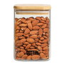 Quttin Tarro Boro Cuadrado con Bambú 480ml (12 Unidades)
