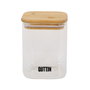 Quttin Tarro Boro Cuadrado con Bambú 480ml (12 Unidades)