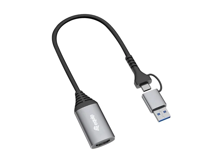 Equip Adaptador Gráfico USB-C/A a HDMI 1920x1080 60Hz Gris