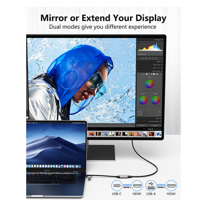 Equip Adaptador USB-C a HDMI 1920x1080 60Hz Aluminio