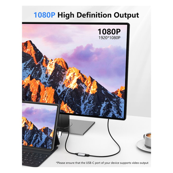 Equip Adaptador USB-C a HDMI 1920x1080 60Hz Aluminio
