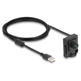 DeLOCK Cámara USB 2.0 2,1 Megapíxeles con Enfoque Fijo de 100°