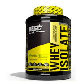 BEST PROTEIN Whey Isolate Tarta Limón Proteína Aislada de Suero Sabor Tarta de Limón 2000gr