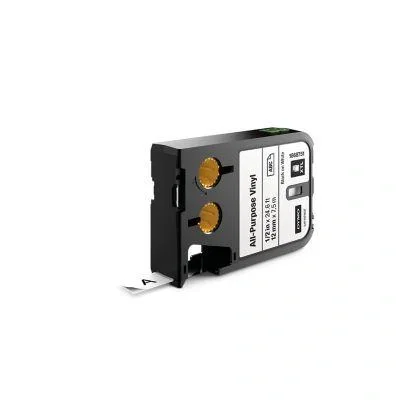 Dymo XTL Cinta de Vinilo 12 mm x 7 m Negro sobre Blanco