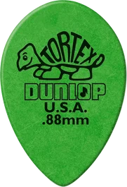 DUNLOP Púas Tortex Small Teardrop 0,88 mm (Pack de 36)