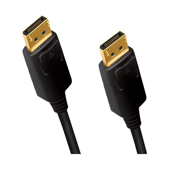 LogiLink Cable DisplayPort 1.2 CD0101 de 2 m, 4K/60Hz, Negro LogiLink Cable DisplayPort 1.2 CD0101 de 2 m, 4K/60Hz, Negro