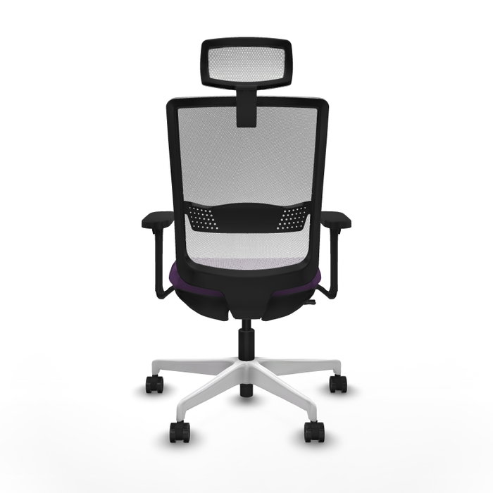 PIQUERAS Y CRESPO Silla de oficina Haches con Mecanismo Sincro/Traslack Morado y Blanco PIQUERAS Y CRESPO Silla de oficina Haches con Mecanismo Sincro/Traslack Morado y Blanco