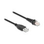 DeLOCK Cable de escáner de código de barras RJ50 a USB 2.0 Tipo-A, 2 m