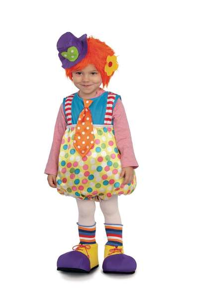 My Other Me Disfraz Payasito Infantil para Bebés de 12 a 24 Meses, 100% Poliéster, Multicolor (Edad Recomendada 1-2 Años)