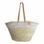 Basics Bolso cala de palma con puntilla y asas