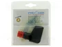 PRO CAR Enchufe de mechero de coche con borna de tornillo, 7,5A, negro