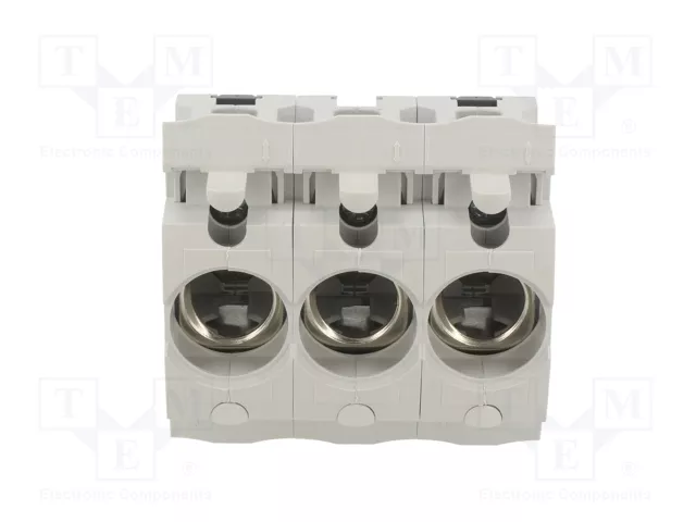 Mersen Base para fusibles D0 04735.000000 de 3 polos 63A con cubierta