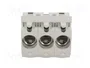 Mersen Base para fusibles D0 04735.000000 de 3 polos 63A con cubierta