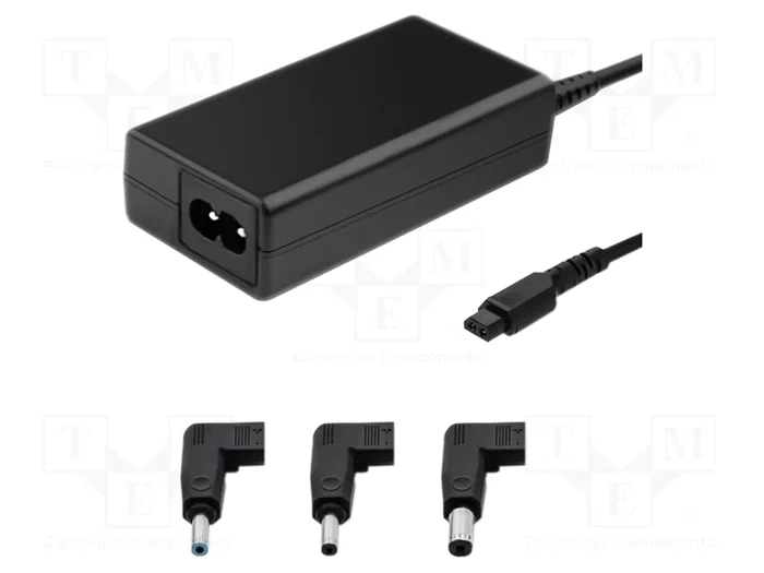 Qoltec Cargador Universal para HP 65W con 3 clavijas Qoltec Cargador Universal para HP 65W con 3 clavijas