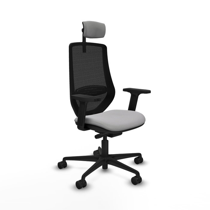 PIQUERAS Y CRESPO Silla de oficina Mardos con mecanismo Sincro/Traslack, Gris claro y Negro PIQUERAS Y CRESPO Silla de oficina Mardos con mecanismo Sincro/Traslack, Gris claro y Negro