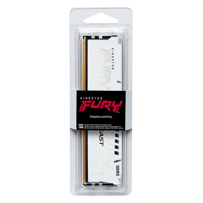 Kingston FURY Beast 16GB DDR5 5600MT/s CL36 DIMM Blanco EXPO Kingston FURY Beast 16GB DDR5 5600MT/s CL36 DIMM Blanco EXPO