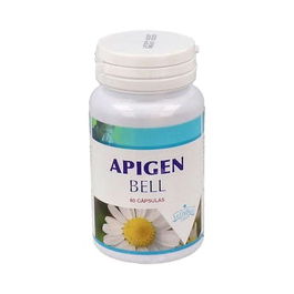 JELLYBELL Apigen Bell Apigenina 60Cap. - Flavonoide Natural con Chaga, Glucosamina, Vitamina C y Niacina