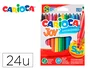 Carioca Joy Estuche de 24 Rotuladores de Punta Fina Colores Surtidos