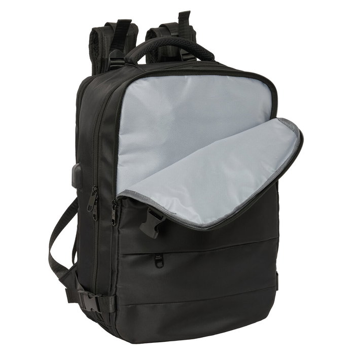 Safta Mochila Viaje Cabina Real Madrid Negra para Portátil 15,6'' Safta Mochila Viaje Cabina Real Madrid Negra para Portátil 15,6''