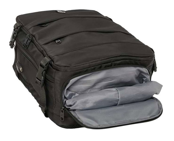 Safta Mochila Viaje Cabina Portatil 15,6'' Real Madrid Negra 29x44x19 Cm