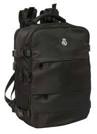 Safta Mochila Viaje Cabina Portátil 15,6" Real Madrid Negro