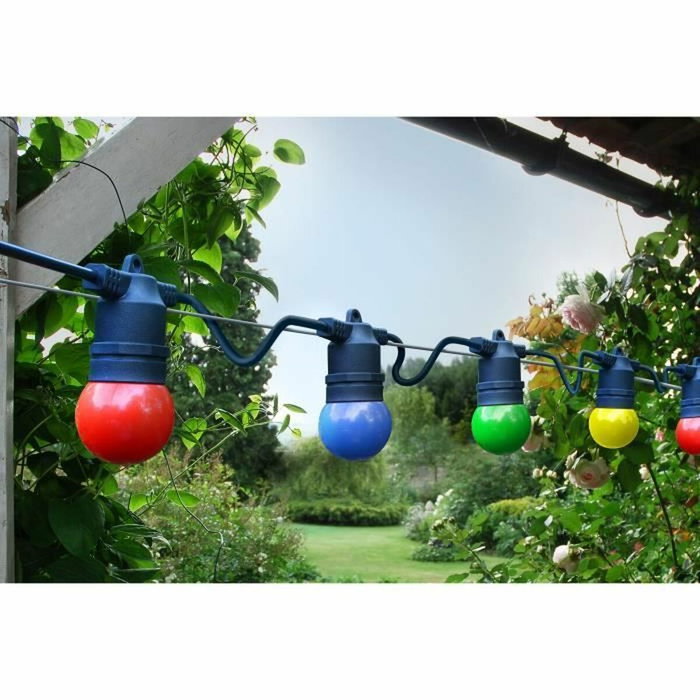 Aucune Guirnalda de 5 m con Bombillas de Colores y Negro
