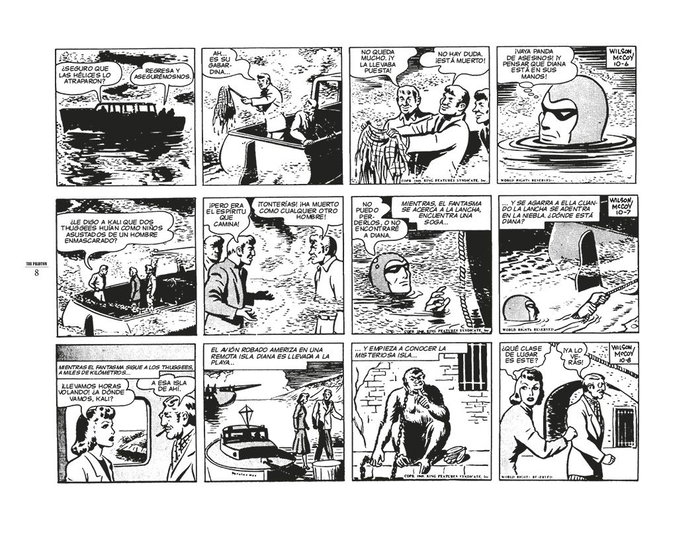 Tebeos Dolmen Editorial S.L. The Phantom. El Hombre Enmascarado (1949-1951 Daily Strips) inevitable de Lee Falk