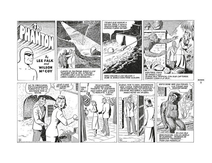 Tebeos Dolmen Editorial S.L. The Phantom. El Hombre Enmascarado (1949-1951 Daily Strips) inevitable de Lee Falk