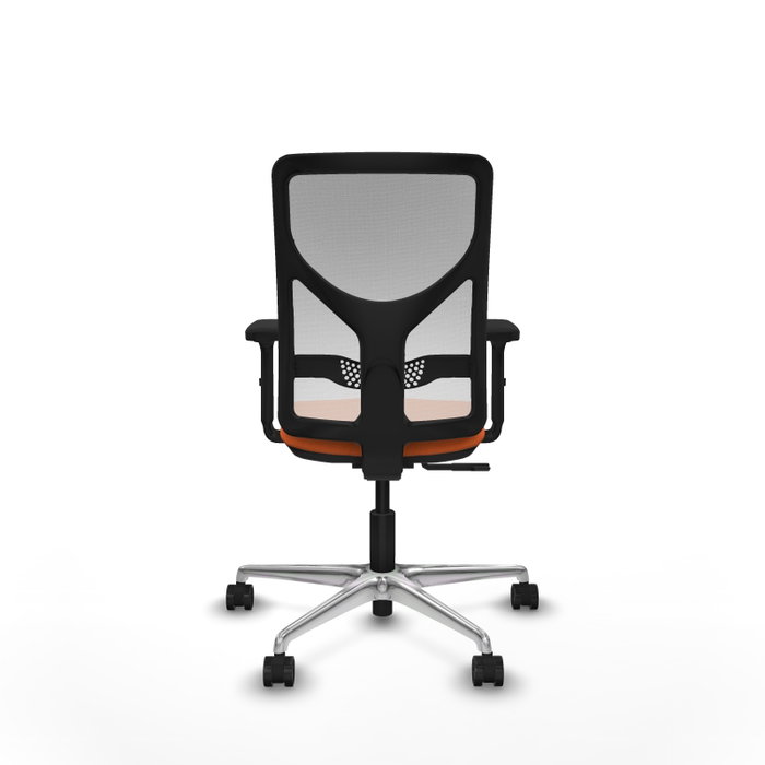 PIQUERAS Y CRESPO Silla de oficina Motilla Naranja y Blanco PIQUERAS Y CRESPO Silla de oficina Motilla Naranja y Blanco