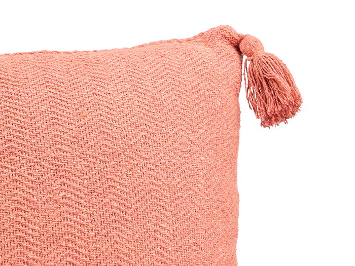 Giftdecor Cojin Pompon Teja 45x45 cm Algodon Poliester (Set de 8)