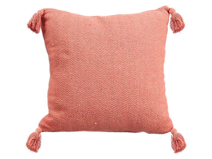 Giftdecor Cojin Pompon Teja 45x45 cm Algodon Poliester (Set de 8)