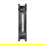 Thermaltake Riing Duo 12 RGB Ventilador para Radiador de 120mm, Pack de 3, Negro