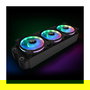Thermaltake Riing Duo 12 RGB Ventilador para Radiador de 120mm, Pack de 3, Negro