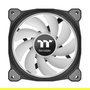 Thermaltake Riing Duo 12 RGB Ventilador para Radiador de 120mm, Pack de 3, Negro