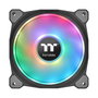 Thermaltake Riing Duo 12 RGB Ventilador para Radiador de 120mm, Pack de 3, Negro